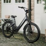 Samebike rs - a01 plus noir v�lo electrique urbain mixte cadre bas 250w batterie 48v 14ah autonomie 100km ...