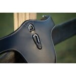 Sangle bavette en cuir pour cheval + mousqueton hfi