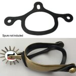 Sangles en caoutchouc pour eperon, equipement equestre, entranement cheval, noir, gel, 15x10cm, 1 paire ...