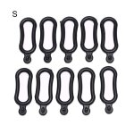 Sangle en caoutchouc de fixation pour lampe led sur vlo, 10 pcs / 5 paires, kit de montage, 2 dimensions, ...