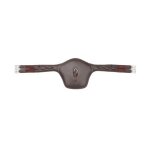 Sangle pour cheval avec elastique double face en cuir kavalkade soft'n safe