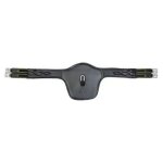 Sangle pour cheval avec elastique double face en cuir kavalkade soft'n safe