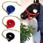 Sangle cheval en pp durable, rglable en cuivre, rnes, licou, sangle cheval, poigne, crochet de laisse, ...
