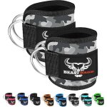 Sangles de cheville pour fixation de machines a cble - sangles rglables en noprne rembourr double ...