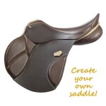 Sangle de dressage d'�quitation en cuir souple sans elastique kavalkade comfort