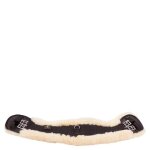 Sangle de dressage d'�quitation doubl�e en peau de mouton br equitation eclipse 70 cm mixte noir