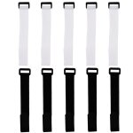 Sangles de fixation pour canne a p�che, 10 pi�ces, attaches, crochet, c�ble, ceinture, accessoires, outils ...