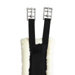 Sangle en n�opr�ne avec fausse fourrure non amovible pour cheval horze kyiv 115 cm mixte noir
