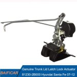 Santa fe 2. 4l loquet de verrouillage de porte arri�re, pour coffre arri�re, oem, pour hyundai santa ...