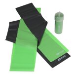 Schildkr�t fitness paire d'�lastiques de fitness charbon / vert - citron