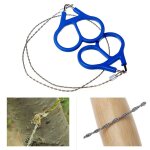 Scies a chane en acier inoxydable a haute rsistance, idal pour le camping et la survie