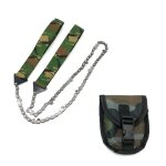 Scie a chane de survie portable, outil d'urgence, camping, randonne, poche, pour l'extrieur