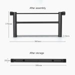 Scie a main pliable en alliage d'aluminium pour voyage en plein air, outil d'urgence en bois, idal pour ...