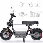 Scooter electrique iscooter dx5, moteur 1500 w, batterie 48 v 15, 6 ah, pneus tubeless 15 pouces, vitesse ...