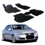 Tapis de sol 3d - scoutt - jetta 2005 - 2011 - caoutchouc tpe - rsistant a l'eau - design sur mesure ...