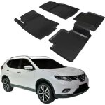 Scoutt 3d tapis de sol en caoutchouc premium pour nissan x - trail 2014 - 2021