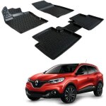 Tapis de sol 3d - scoutt - renault kadjar - caoutchouc premium - résistant a l'eau - sur mesure Tapis de sol 3d - scoutt - renault kadjar - caoutchouc premium - résistant a l'eau - sur mesure