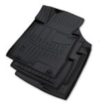 Tapis de sol - scoutt - nissan x - trail t33 - rogue t33 - caoutchouc premium - sur mesure - noir