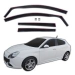 Dflecteurs d'air - scoutt - alfa romeo giulietta - fum - installation facile - acrylique renforc