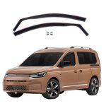 D�flecteurs d'air - scoutt - volkswagen caddy - fum� - acrylique renforc� - installation facile