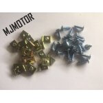 Screws and clips vis m5 et corps de fixation, clips en u pour scooter honda yamaha qj keeway kymco atv, ...