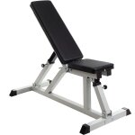 Scsports banc de musculation - dossier et sige rglables, plat / inclin, en acier, charge max 200 ...