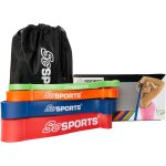 Scsportsâ® jeu de bandes de fitness ? set de 4 pièces, 2 m, elastique, durable, en latex naturel, plusieurs ... Scsportsâ® jeu de bandes de fitness ? set de 4 pièces, 2 m, elastique, durable, en latex naturel, plusieurs ...