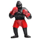 Sculpture de boxe king kong, figurine animale crative, ajuster ille rick, orang - outan, dcoration ...