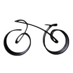 Sculpture de velo en fil de fer, sculpture de velo noir, decoration artistique pour velo, pour le velo ... Sculpture de velo en fil de fer, sculpture de velo noir, decoration artistique pour velo, pour le velo ...