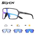 Scvcn lunettes de soleil de cyclisme lunettes photochromiques mode pour hommes femmes vlo montagne route ...
