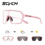 Scvcn lunettes de soleil de sport photochromiques lunettes de cyclisme pour hommes montagne vtt vlo ...