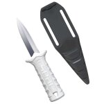 Seac couteau samurai evo en acier inoxydable - poigne blanche - 70 mm