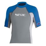 Seac raa evo rash guard short enfant bleu / gris 10 ans