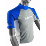 Seac raa evo rash guard short enfant bleu / gris 12 ans