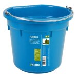 Seau d'�curie kerbl flatback 20 l mixte bleu