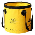 Seau de lavage de voiture pliant de grande capacit, seau de pche en tissu de maille pvc epais de camping ...