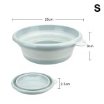 Seau de lavage de voiture portable pour tourisme en plein air, pche, promotion, camping, gain de place, ...
