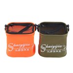 Seau de pche en toile pliable, seau a eau portable pour poissons vivants, rservoir d'eau, matriel ...