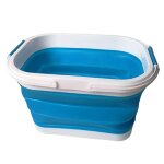 Seau pliable en silicone pour enfants, seau portable pliable pour lavage de voiture, pche en plein air, ...