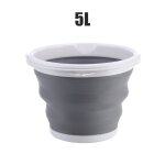Seau pliable en silicone, lavage de voiture, camping en plein air, pêche, seau pliable, portable, machine ... Seau pliable en silicone, lavage de voiture, camping en plein air, pêche, seau pliable, portable, machine ...