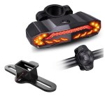 Sectyme - enquêter arrière de vélo pour cargo t1 avec clignotants, feu stop, aste, sans fil, alarme de ... Sectyme - enquêter arrière de vélo pour cargo t1 avec clignotants, feu stop, aste, sans fil, alarme de ...