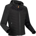 Segura natcho vented softshell mesh blouson textile de moto, noir - gris, taille 2xl pour hommes
