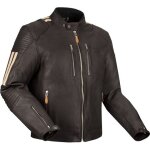 Segura orion blouson en cuir de moto imperm�able, brun, taille s pour hommes