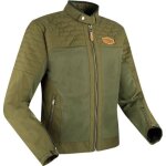 Segura richter blouson textile de moto, vert - brun, taille s pour hommes