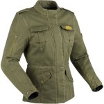 Segura tabata veste textile de moto pour femmes, vert - brun, taille 46