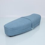 Selle biplace jeans avec serrure rms pour scooter piaggio 125 vespa 1967 a 1982 Selle biplace jeans avec serrure rms pour scooter piaggio 125 vespa 1967 a 1982