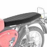 Selle plate compatible avec simson s50 s51 s70 craftride vs1 si�ge noir