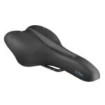 Selle royal loisir float athletic noir mixte 267x161mm a memoire de forme, avec trou central
