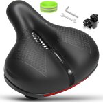 Selle de ultra confortable homme et femme - super doux, large, mousse a mémoire de forme, siège de vélo ... Selle de ultra confortable homme et femme - super doux, large, mousse a mémoire de forme, siège de vélo ...