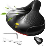 Selle de ultra confortable, selle de vlo gel ergonomique avec amortisseur a double ressort pour bicyclette ...